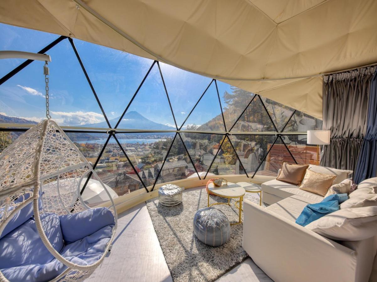 Mt,Fuji Glamping Terrace Minenohana - Vacation Stay 35711V Fudzsikavagucsiko Kültér fotó